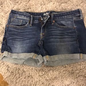 Denim shorts